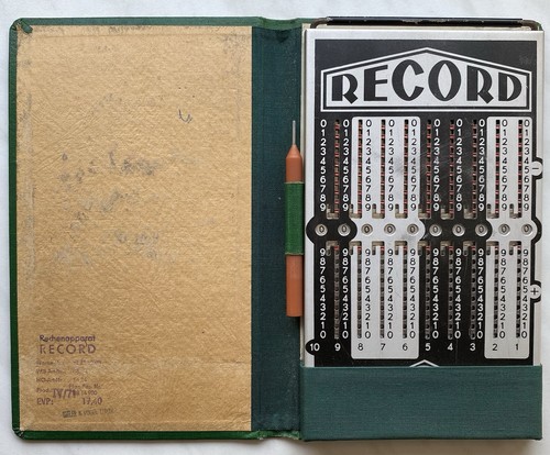 Record rechenmaschine - record,