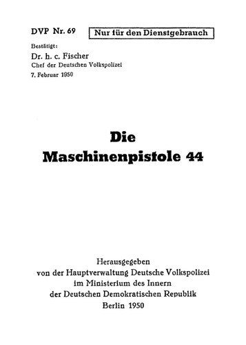 Ddr vorschrift die - ddr-vorschrift, nr.69