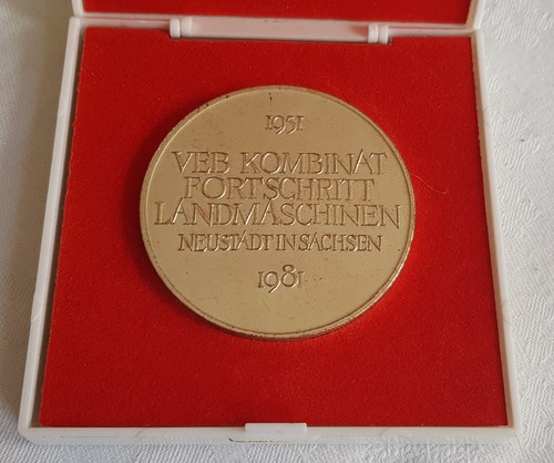 Ddr medaille veb - veb, kombinat