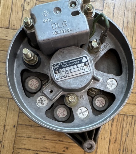 Original ddr lichtmaschine - ddr, 14v