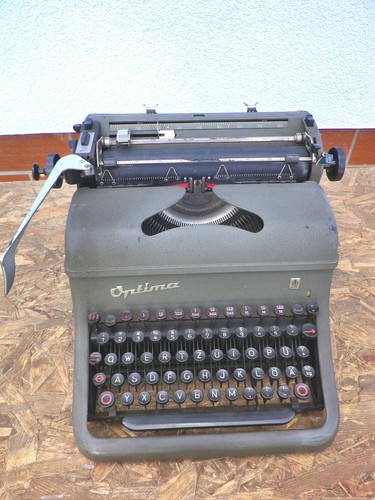 Schreibmaschine ddr optima - schreibmaschine,
