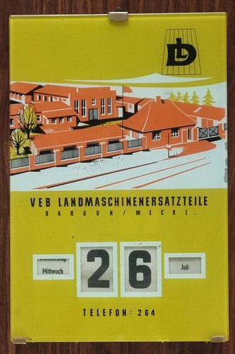 Seltener ddr drehkalender - seltener,
