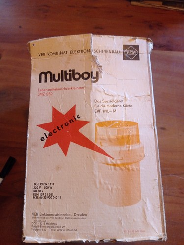 Ddr multiboy küchenmaschine - ddr,