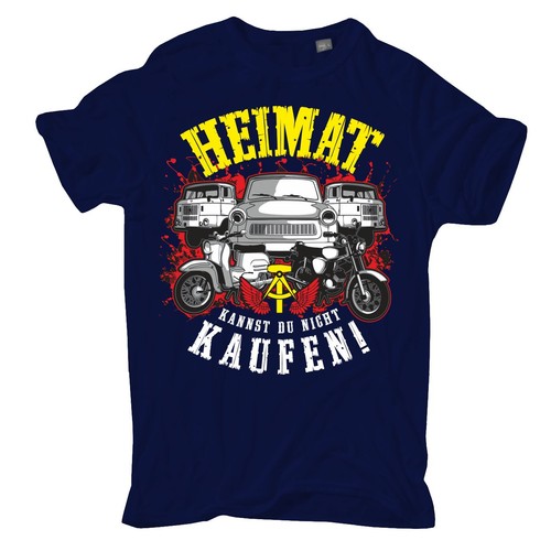 Shirt ddr heimat liebe bis - heimat,
