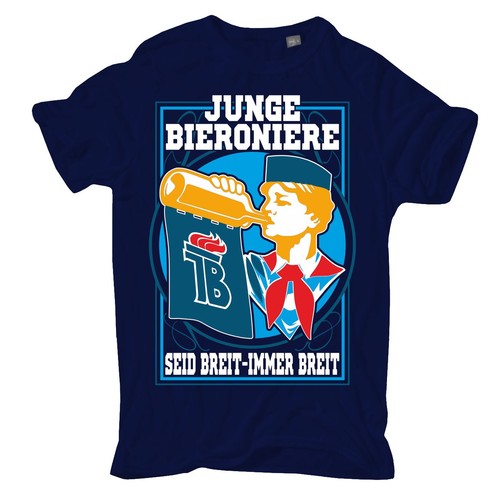 Shirt ddr junge bieroniere s - t-shirt,